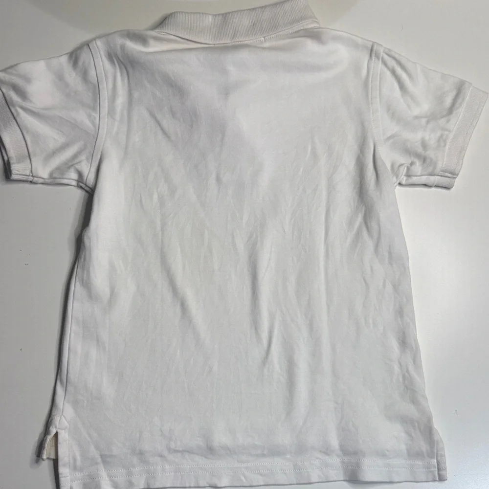 The Beaufort Bonnet Company  Classic White pima Polo Shirt for boys 4T - Picture 3 of 5